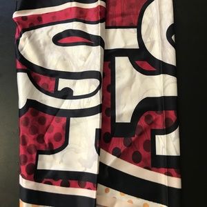 SAN FRANCISCO 49ER LEGGINGS SIZE SMALL - MEDIUM